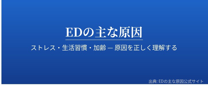 EDの原因イメージ